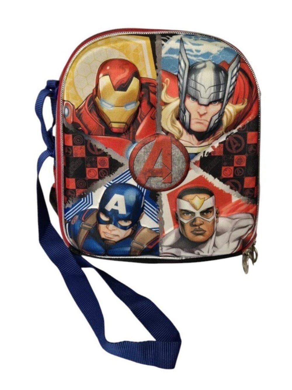 Marvel Avengers Ruz Insulated Lunch Box Bag with Adjustable Shoulder Strap NWT